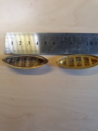 Vintage model boat fittings - boat,