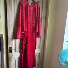 Ladies Long Medieval red Dress