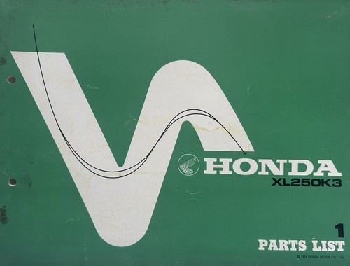 Honda xl250k3 genuine original - genuine,
