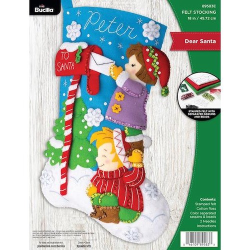 Bucilla felt christmas - bucilla, 18"