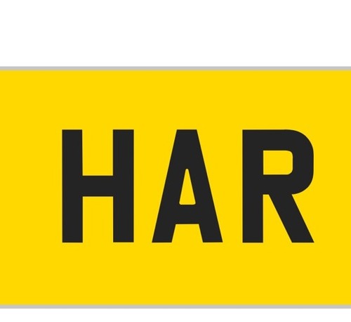 Harry number plate for - harry,