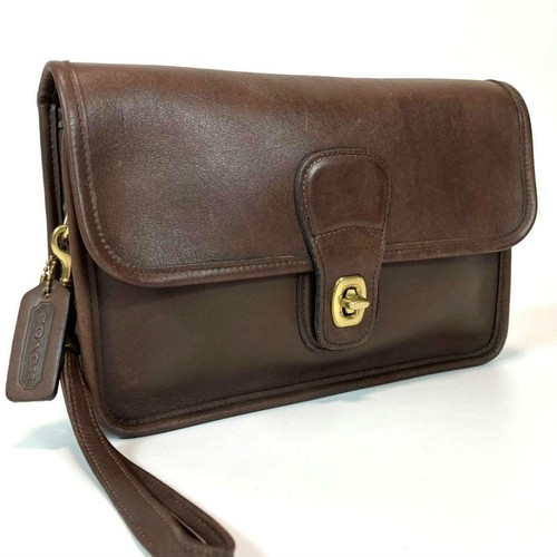 Coach 9832 clutch bag brown