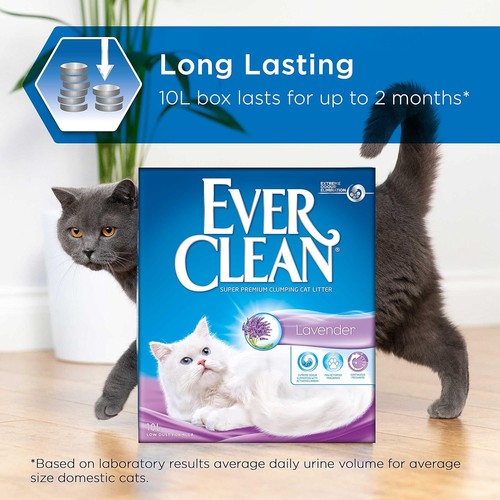 Cat clumping litter lavender - ,