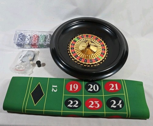 Roulette wheel game set - wheel,