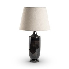 Lamp Large Black Brown Wash
