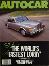 AUTOCAR MAGAZINE 15-JUL-87 -Bentley Turbo R, Sprintex Ford Capri, Fiesta CTX