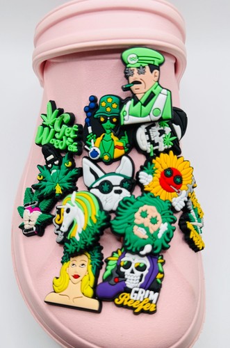 Weed charms fits - crocs, of