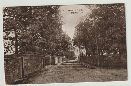 1923 postcard ruthin road - 1923,