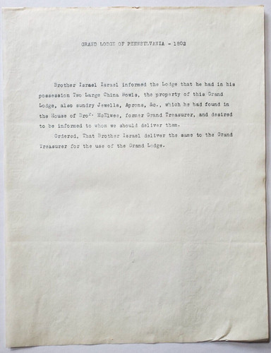Letter found masonic - letter,