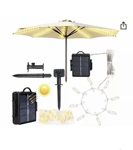 104 led patio - umbrella, string