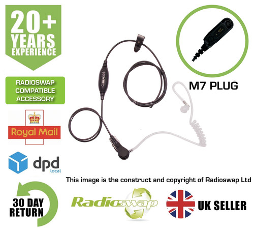 One wire covert earpiece - one,