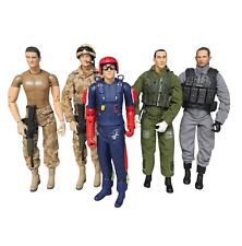 HM ARMED FORCES FIGURES BUNDLE ENEMY TERRORIST, PILOT ETC