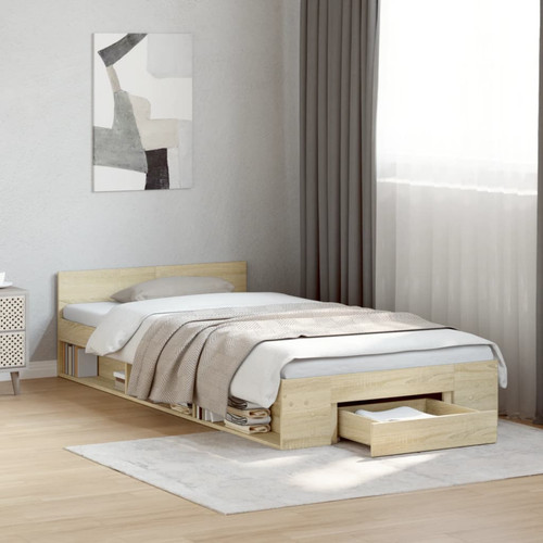 Bed frame sonoma - frame, oak
