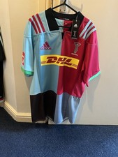 harlequins rugby shirt, size L