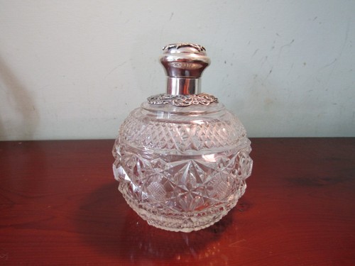 Antique large cut glass