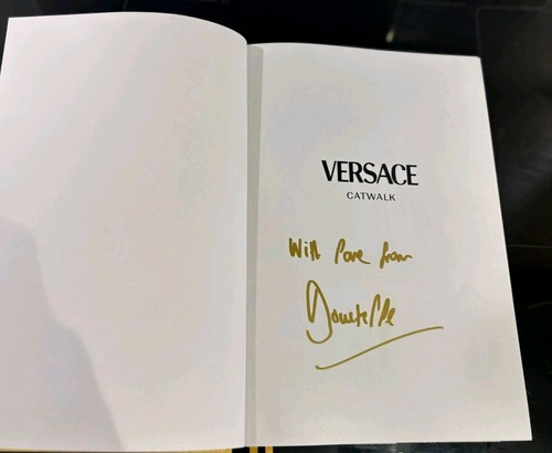 Signed versace catwalk - signed, the