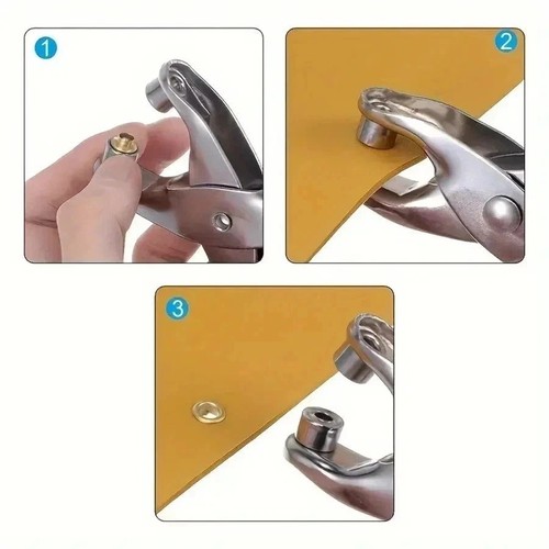 Steel eyelet pliers hole punch - eyelet,