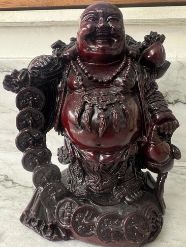 Vintage buddha statue resin - buddha,