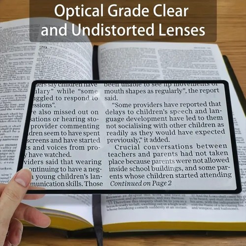 Book magnifier for reading - book,