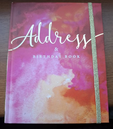 Address birthday book flame - book,