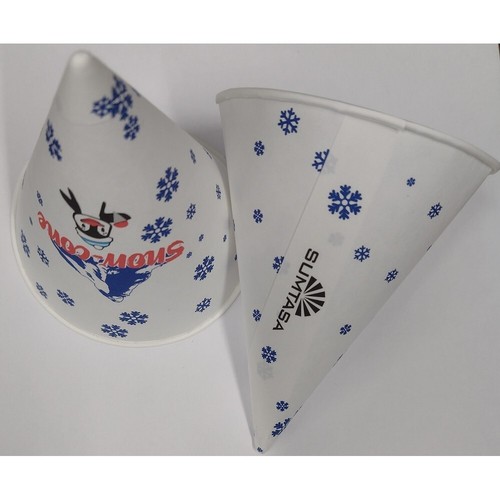 Paper snow cone cups 6oz - , x