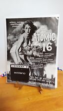 SOLDANO GUITAR AMPLIFIER ATOMIC 16  GUITAR AD PRINT AD 11 X 8.5