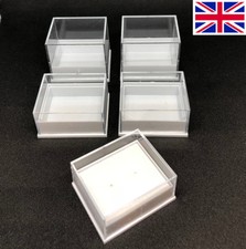 50 EAR STUD BOX Clear Lid High