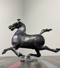 Bronze Flying Horse of Gansu – Han Dynasty Style Sculpture – 6.5” Statue