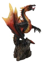Vulcan Rock Dragon with Fire