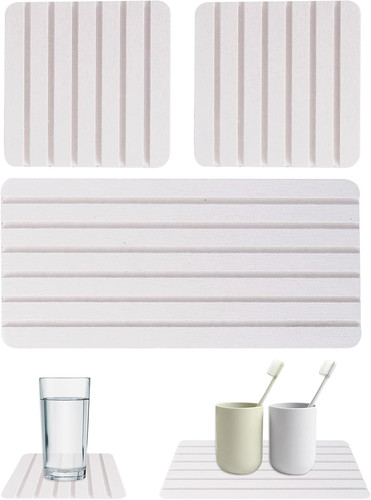 Pieces diatomite stone dish - 3,