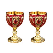 2Pcs 30ml Wine Glasses Vintage