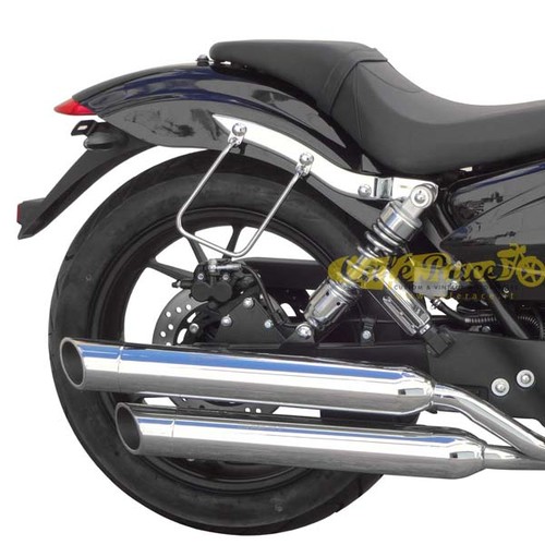 Chrome side bags for ajs - side,
