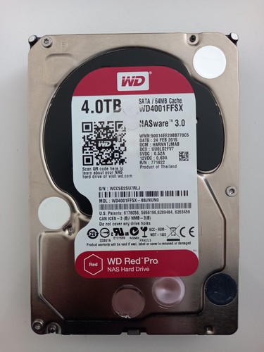 Red pro wd4001ffsx 0tb - red,