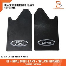 OFF-ROAD 4WD 4X4 MUD FLAPS SPLASH GUARDS USE FOR FORD RANGER PICKUP BLACK RUBBER