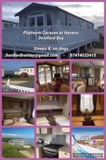 17-20 May Caravan Hire Havens Doniford Bay - Free Bottle Of Red, White Or rose!