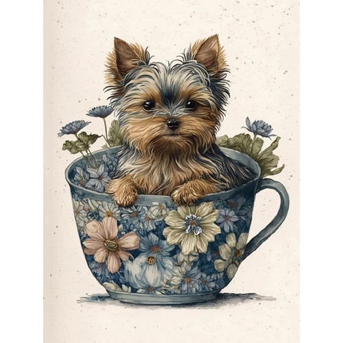 Teacup yorkshire terrier dog - yorkshire,