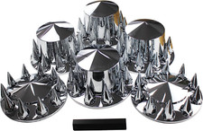 Chrome Hub Cover Semi Truck