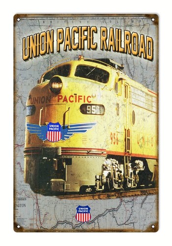 Union pacific railroad metal - pacific,