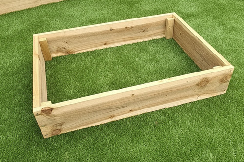 6x1 timber wooden - wooden, raised