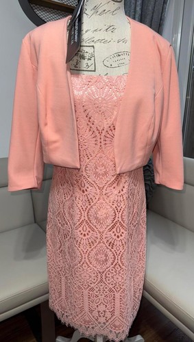 Kaleidoscope coral lace dress - kaleidoscope,