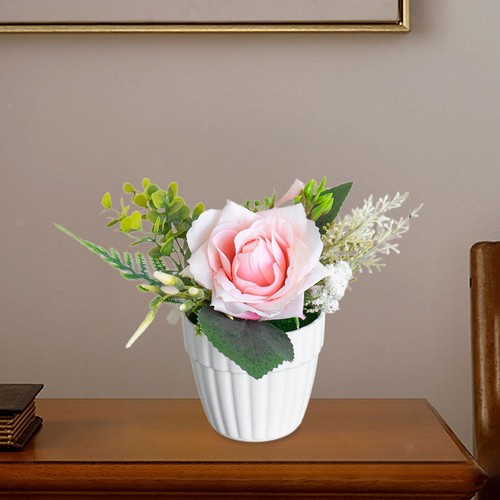 Artificial potted rose flowers - artificial,