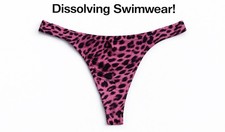 Dissolving Swim THONG PINK
