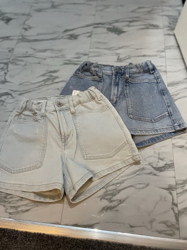 Zara girls denim shorts - zara,