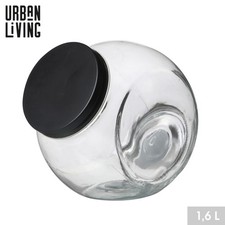 Black lid glass - black,