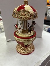 Northlight Animated Musical Horse Carousel Music Box NIB