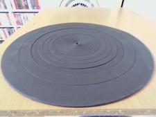 Rubber Turntable Mats - Pairs of 2 - Black/Red