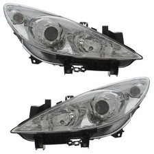 Peugeot 307 2005-2009 Headlights Headlamps Projector Type 1 Pair Left & Right