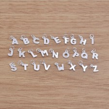 925 sterling silver letter