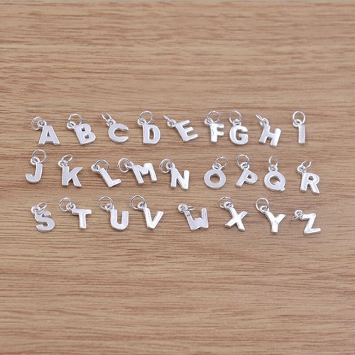 925 sterling silver letter