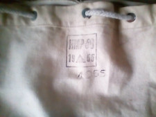 VINTAGE BRITISH PRISONS INMATES KIT BAG. 1955.